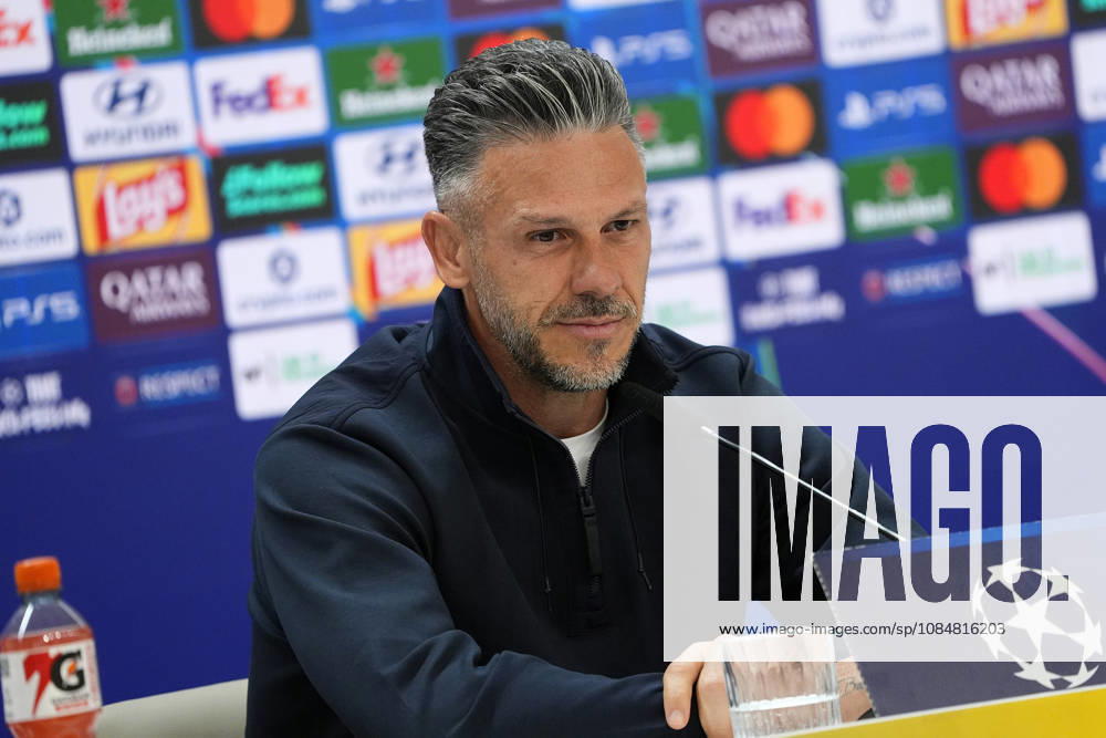 REAL MADRID CF v RB LEIPZIG. CHAMPIONS LEAGUE 2026 2027. ROUND 3. RB Leipzig s coach Martin Demichelis in press conference, PK, Pressekonferenz after raining session prior to the Champions League round 3 match against Real Madrid CF. October 20 2026. (ALTERPHOTOS Acero) MadridSpain