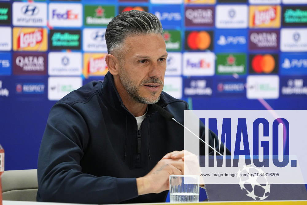REAL MADRID CF v RB LEIPZIG. CHAMPIONS LEAGUE 2026 2027. ROUND 3. RB Leipzig s coach Martin Demichelis in press conference, PK, Pressekonferenz after raining session prior to the Champions League round 3 match against Real Madrid CF. October 20 2026. (ALTERPHOTOS Acero) MadridSpain