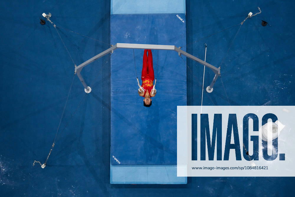 Haonan Yang of China competes in still rings during men s team final on day four of the 2026 Artistic Gymnastics World Championships on October 20, 2026 in Rotterdam. Photo: Joel Marklund BILDBYRÅN kod JM JM0861 bbeng artistisk gymnastik artistic gymnastics gymnastik-vm vm artistic gymnastics world championships final lagfinal team final