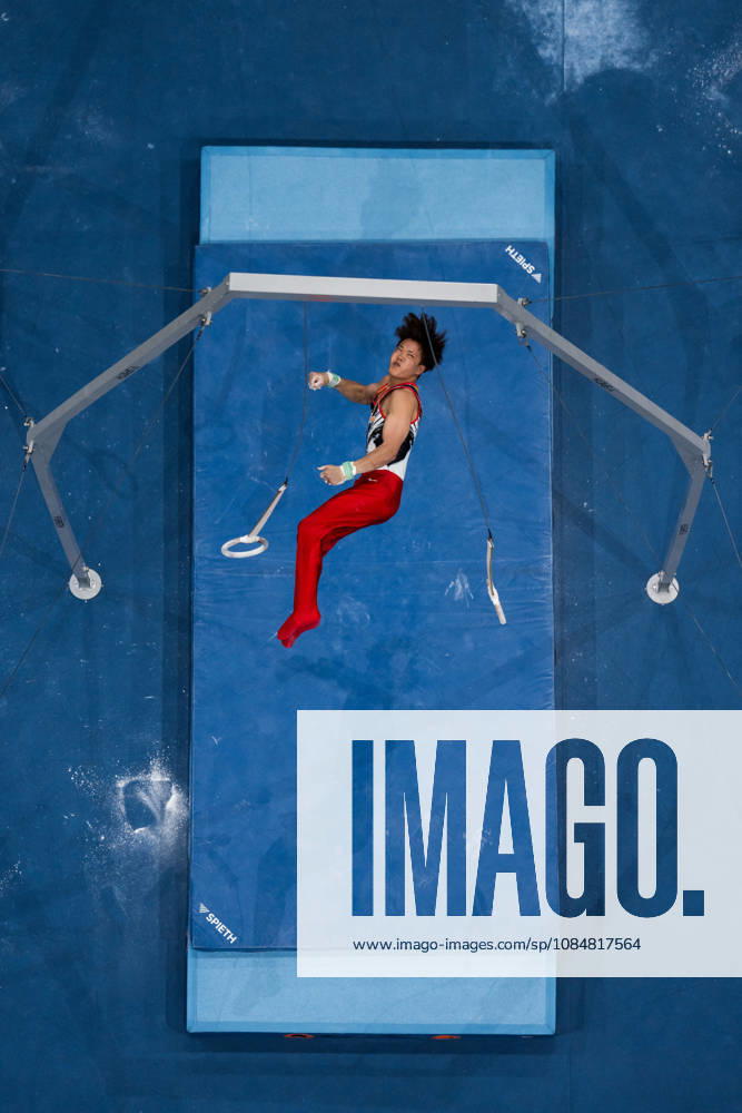 Shohei Kawakami of Japan competes in still rings during men s team final on day four of the 2026 Artistic Gymnastics World Championships on October 20, 2026 in Rotterdam. Photo: Joel Marklund BILDBYRÅN kod JM JM0861 bbeng artistisk gymnastik artistic gymnastics gymnastik-vm vm artistic gymnastics world championships final lagfinal team final