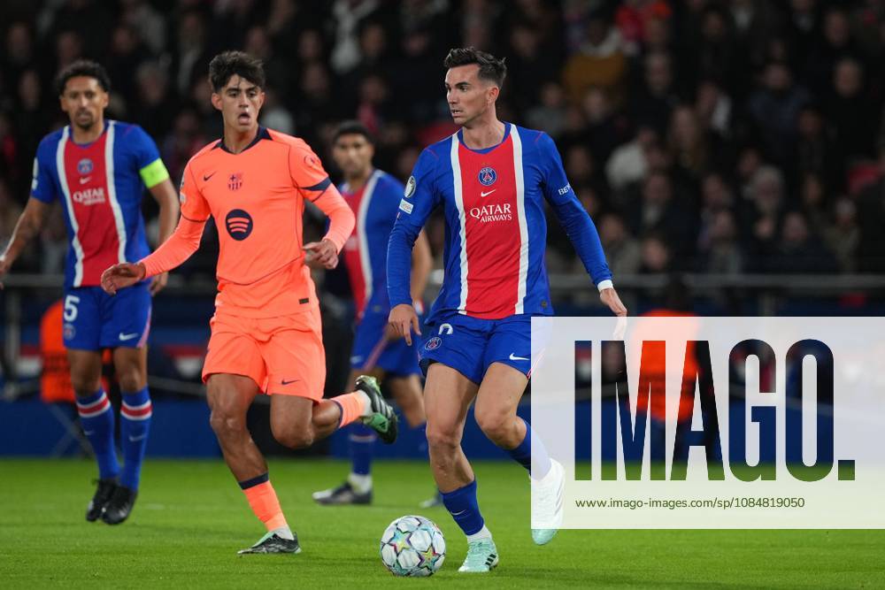 Fabian Ruiz of PSG Paris Saint-Germain v Barcelona, UEFA Champions League, Football, Parc des Princes, Paris, France - 20 Oct 2026Paris Parc des Princes France