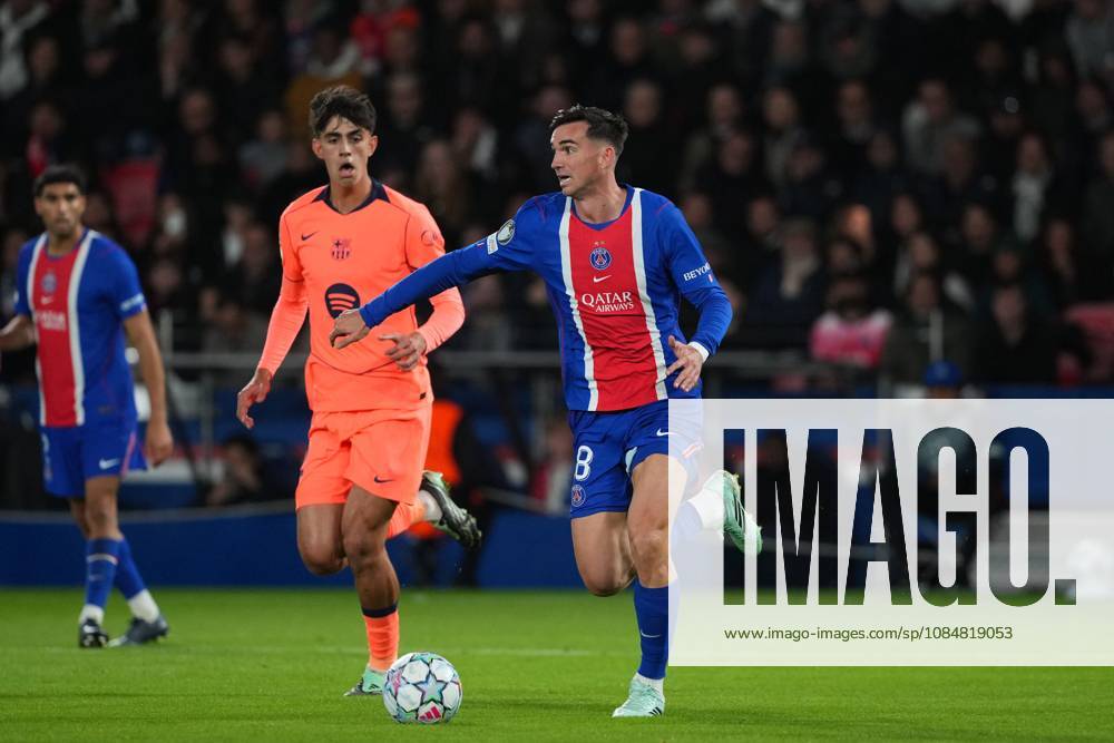 Fabian Ruiz of PSG Paris Saint-Germain v Barcelona, UEFA Champions League, Football, Parc des Princes, Paris, France - 20 Oct 2026Paris Parc des Princes France