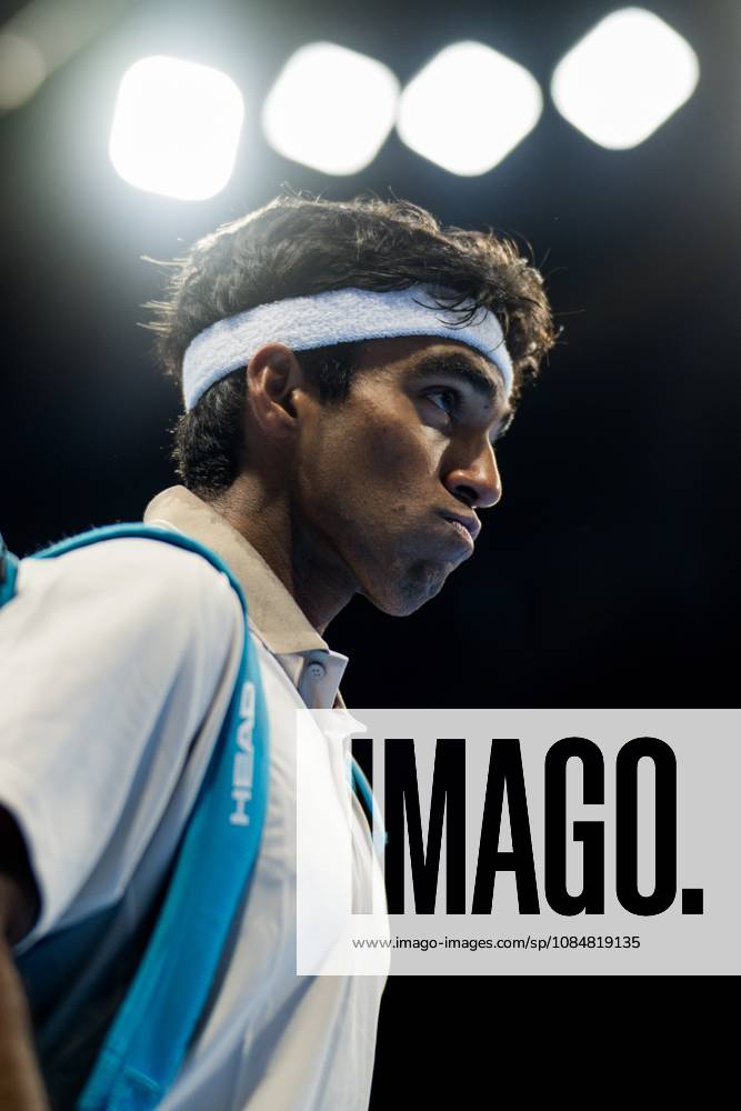 Nishesh Basavareddy of the United States pictured at the start of the European Open ATP, Tennis Herren tennis tournament in Brussels, on Tuesday 20 October. This year s edition of the tournament is taking place from 17 to 25 October JASPERxJACOBS x190421701x