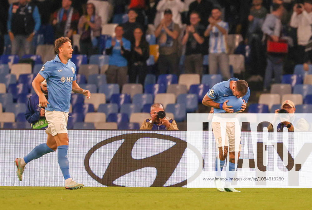 Napoli vs Arsenal of the Europa Champions League 2026 27 Goal the Matteo Politano OF SSC Napoli oli during the European Champions League football match on 20 10 2026 between SSC Napoli and FC Bodo Glimt at the Diego Armando Maradona Stadium in Naples Napoli Stadio Diego Armando Maradona Napoli Italia