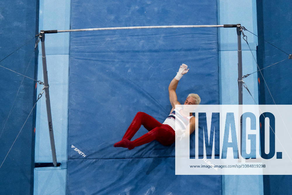 Danila Leykin of United States competes in horizontal bar during men s team final on day four of the 2026 Artistic Gymnastics World Championships on October 20, 2026 in Rotterdam. Photo: Joel Marklund BILDBYRÅN kod JM JM0861 bbeng artistisk gymnastik artistic gymnastics gymnastik-vm vm artistic gymnastics world championships final lagfinal team final
