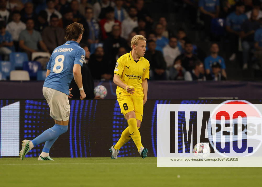 Napoli vs Arsenal of the Europa Champions League 2026 27 Sondre Auklend of Bodo Glimt during the European Champions League football match on 20 10 2026 between SSC Napoli and FC Bodo Glimt at the Diego Armando Maradona Stadium in Naples Napoli Stadio Diego Armando Maradona Napoli Italia
