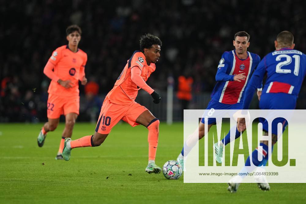 Lamine Yamal of Barcelona Paris Saint-Germain v Barcelona, UEFA Champions League, Football, Parc des Princes, Paris, France - 20 Oct 2026Paris Parc des Princes France