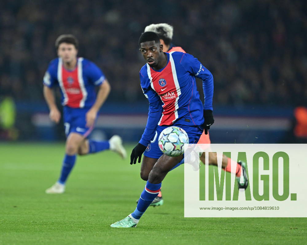 Paris Saint-Germain v Barcelona - UEFA Champions League PARIS, FRANCE - OCTOBER 20: Dembele of Paris Saint-Germain in action during UEFA Champions League match between Paris Saint-German and Barcelona at Parc des Princes on October 20, 2026 in Paris, France.??????? Mustafa Yalcin Anadolu Paris France. Editorial use only. Please get in touch for any other usage.