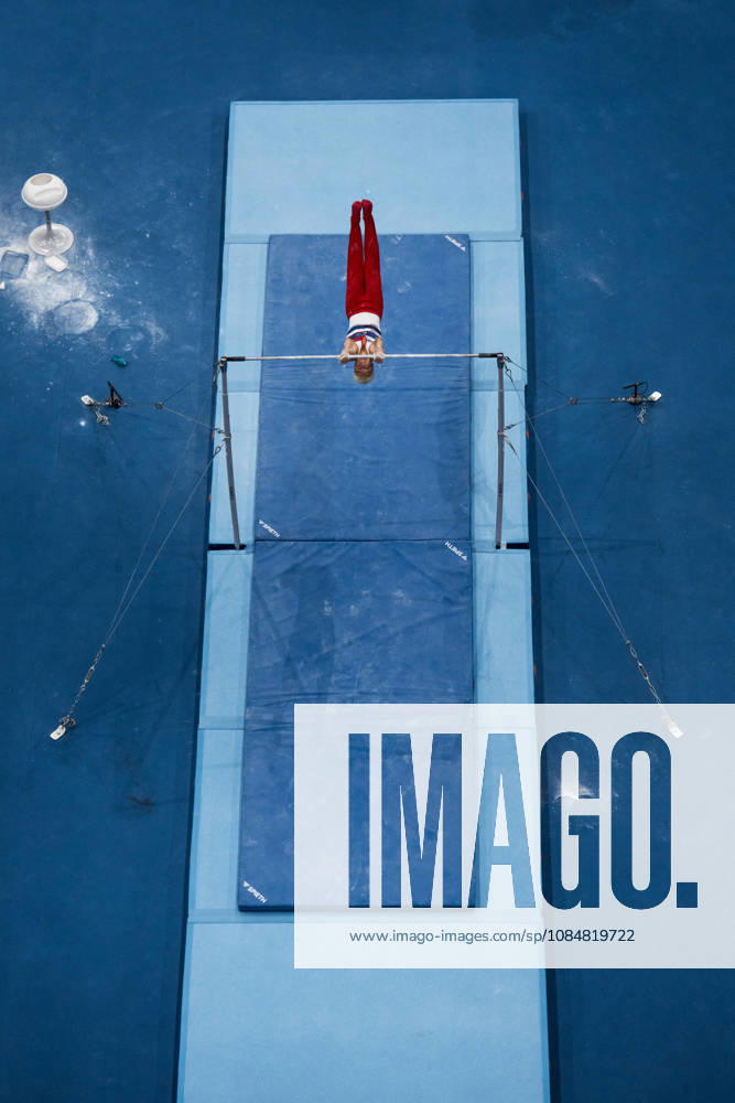 Danila Leykin of United States competes in horizontal bar during men s team final on day four of the 2026 Artistic Gymnastics World Championships on October 20, 2026 in Rotterdam. Photo: Joel Marklund BILDBYRÅN kod JM JM0861 bbeng artistisk gymnastik artistic gymnastics gymnastik-vm vm artistic gymnastics world championships final lagfinal team final