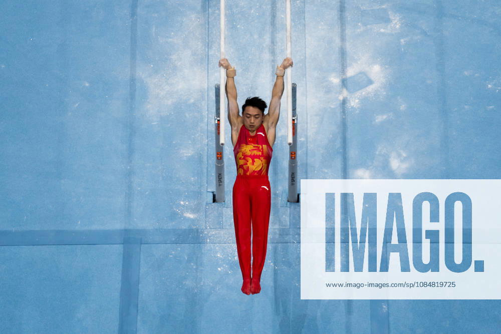 Jingyuan Zou of China competes in parallel bars during men s team final on day four of the 2026 Artistic Gymnastics World Championships on October 20, 2026 in Rotterdam. Photo: Joel Marklund BILDBYRÅN kod JM JM0861 bbeng artistisk gymnastik artistic gymnastics gymnastik-vm vm artistic gymnastics world championships final lagfinal team final