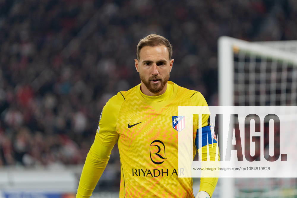 Fussball UEFA Champions League, VfB Stuttgart - Atletico Madrid, v.l. Portrait Close-Up Jan Oblak (13, Atlà tico Madrid) Stuttgart
