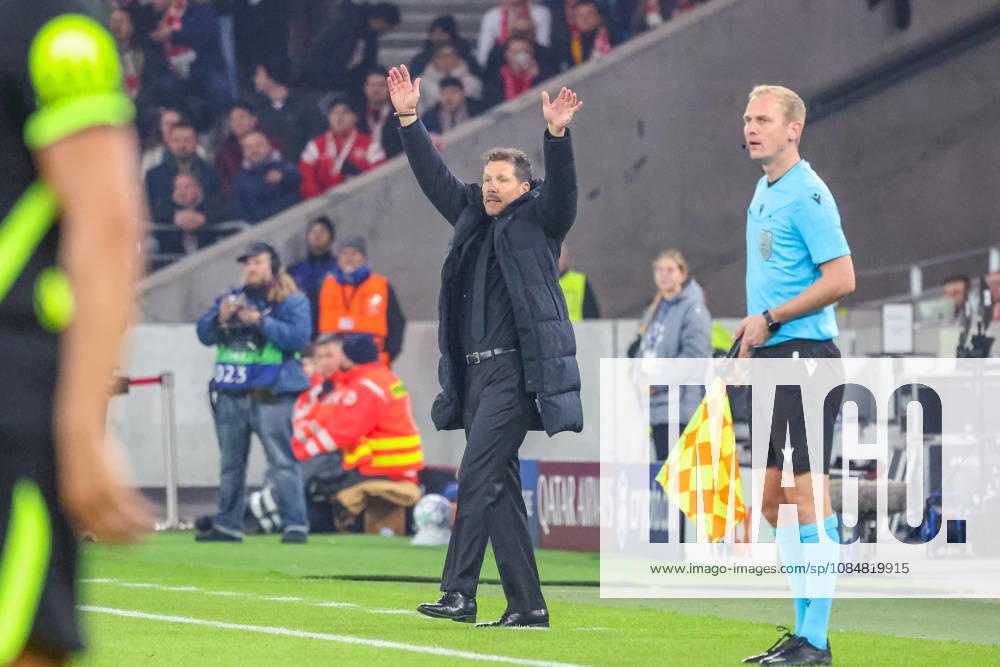 VfB Stuttgart - Atletico Madrid Deutschland, Stuttgart, 20.10.2026, Fussball, UEFA Champions League, Saison 2026 2027, VfB Stuttgart - Atletico Madrid: Diego Simeone (Trainer Atletico Madrid).