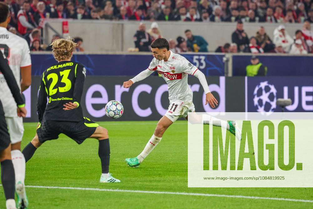 VfB Stuttgart - Atletico Madrid Deutschland, Stuttgart, 20.10.2026, Fussball, UEFA Champions League, Saison 2026 2027, VfB Stuttgart - Atletico Madrid: Bilal El Khannouss (VfB Stuttgart).