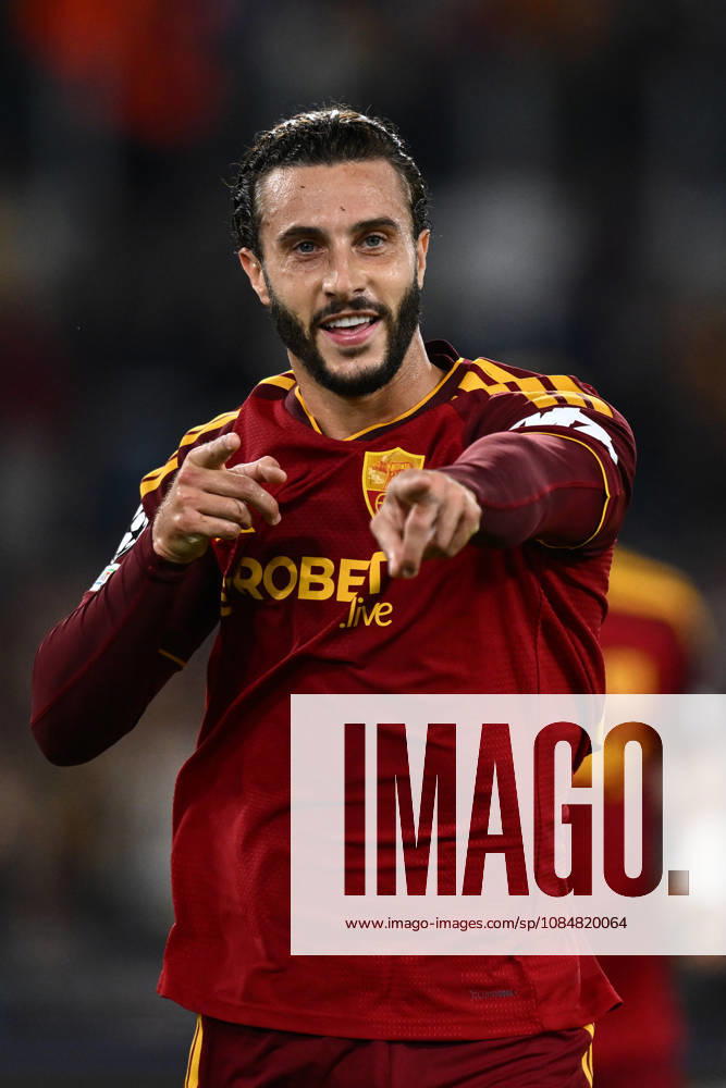 As Roma 20 10 2026 - Champions League Roma-Slovan Bratislava foto Antonello Sammarco Image nella foto: esultanza gol Mario Hermoso