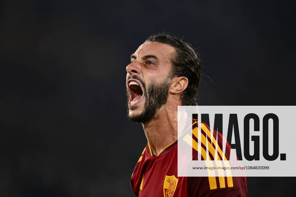 As Roma 20 10 2026 - Champions League Roma-Slovan Bratislava foto Antonello Sammarco Image nella foto: esultanza gol Mario Hermoso