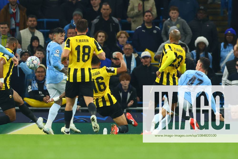 Phil Foden of Manchester City scores to make it 2-0 Manchester City v AEK Athens, UEFA Champions League, Football, Etihad Stadium, Manchester, UK - 20 Oct 2026Manchester Etihad Stadium United Kingdom