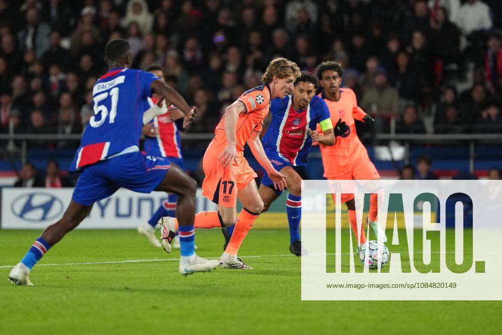 Anthony Gordon of Barcelona Paris Saint-Germain v Barcelona, UEFA Champions League, Football, Parc des Princes, Paris, France - 20 Oct 2026Paris Parc des Princes France