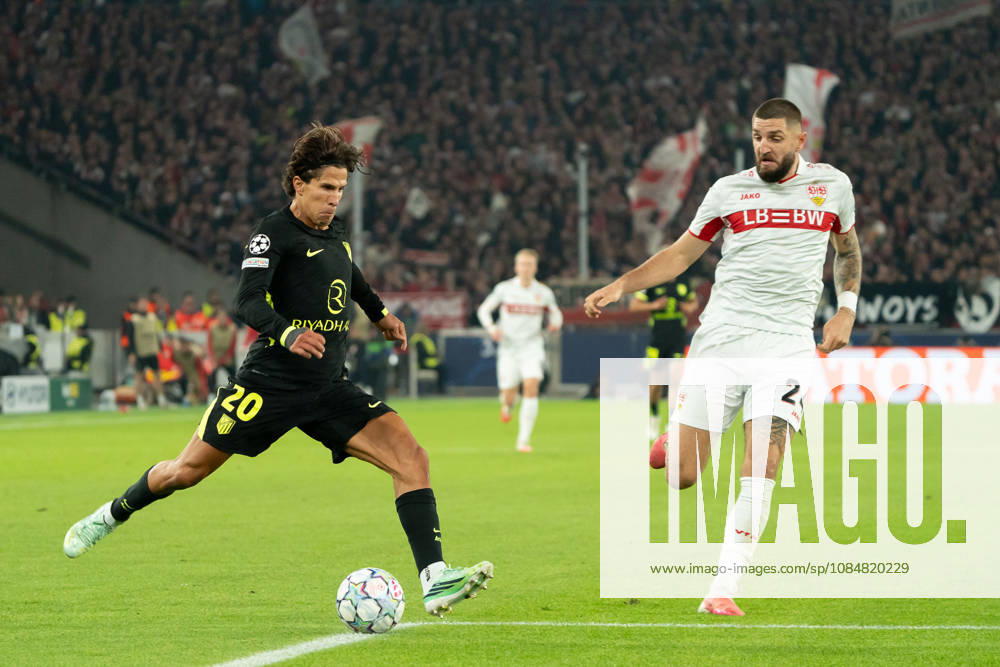 Zweikampf, Duell Giuliano Simeone (Atletico Madrid, 20), Jeff Chabot (VfB Stuttgart, 24), GER, VfB Stuttgart vs. AtlÃ tico Madrid, Fussball, UEFA Champions League, Spieltag 3, Spielzeit 2026 2027, 20.10.2026, GER, VfB Stuttgart vs. AtlÃ tico Madrid, Fussball, UEFA Champions League, Spieltag 3, Spielzeit 2026 2027, 20.10.2026, Stuttgart