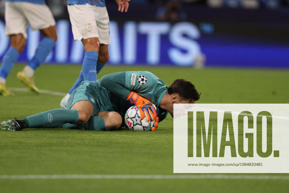Napoli vs Arsenal of the Europa Champions League 2026 27 Alex Meret OF SSC Napoli during the European Champions League football match on 20 10 2026 between SSC Napoli and FC Bodo Glimt at the Diego Armando Maradona Stadium in Naples Napoli Stadio Diego Armando Maradona Napoli Italia