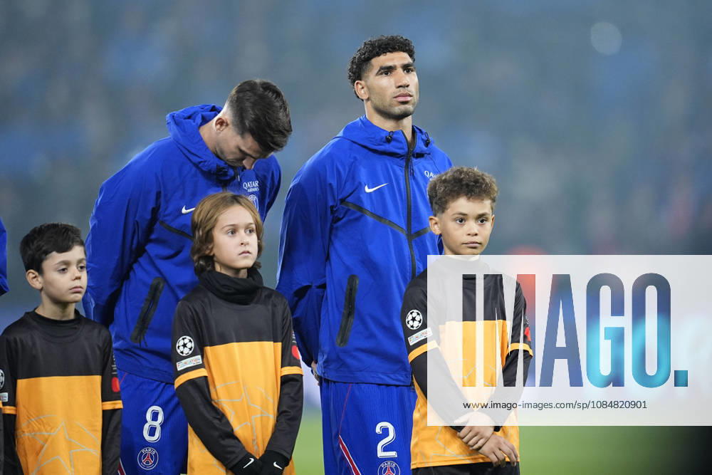 Achraf Hakimi of PSG looks on during the UEFA Champions League 2026 27 League Phase MD3 match between Paris Saint-Germain and FC Barcelona, Barca at Parc des Princes on Octuber 20, 2026, in Paris, France. Paris France - ZUMAa181 20261020_zaa_a181_062