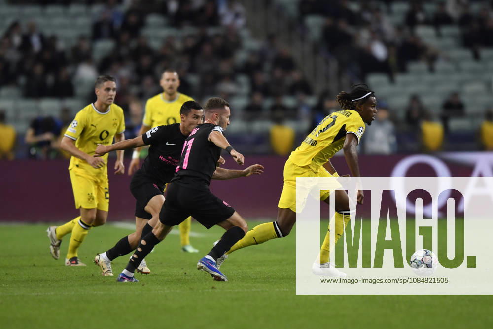 Sabah FC v Borussia Dortmund - UEFA Champions League 2026 27 League Phase MD3 BAKU, AZERBAIJAN - OCTOBER 20: Carney Chukwuemeka of Borussia Dortmund is seen in action during the UEFA Champions League 2026 27 League Phase MD3 match between Sabah FC and Borussia Dortmund at Tofig Bahramov Stadium on October 20, 2026 in Baku, Azerbaijan. Baku Tofig Bahramov Stadium Azerbaijan