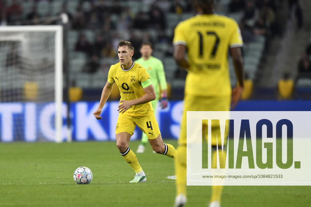 Sabah FC v Borussia Dortmund - UEFA Champions League 2026 27 League Phase MD3 BAKU, AZERBAIJAN - OCTOBER 20: Nico Schlotterbeck of Borussia Dortmund is seen in action during the UEFA Champions League 2026 27 League Phase MD3 match between Sabah FC and Borussia Dortmund at Tofig Bahramov Stadium on October 20, 2026 in Baku, Azerbaijan. Baku Tofig Bahramov Stadium Azerbaijan