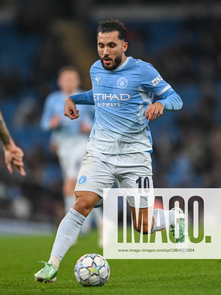Manchester City v AEK Athens UEFA Champions League Rayan Cherki of Manchester City during the UEFA Champions League match at the Etihad Stadium, Manchester 20 10 2026 UK Newspapers OUT