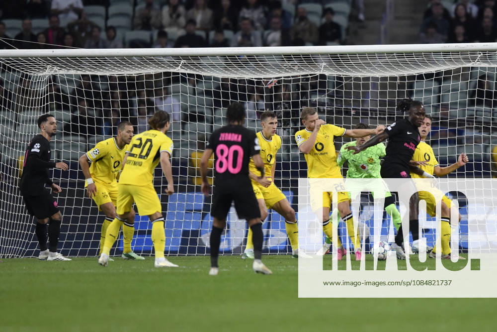 Sabah FC v Borussia Dortmund - UEFA Champions League 2026 27 League Phase MD3 BAKU, AZERBAIJAN - OCTOBER 20: Steve Solvet of Sabah FC is seen in action during the UEFA Champions League 2026 27 League Phase MD3 match between Sabah FC and Borussia Dortmund at Tofig Bahramov Stadium on October 20, 2026 in Baku, Azerbaijan. Baku Tofig Bahramov Stadium Azerbaijan