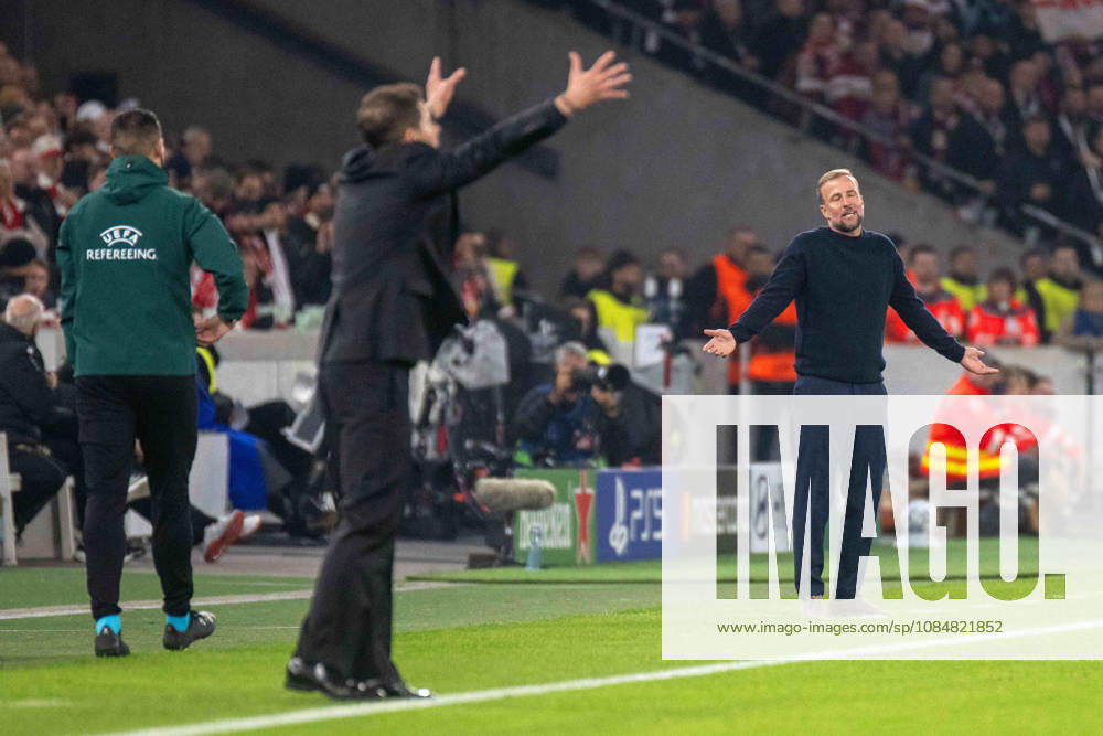 Trainer Sebastian Hoeneß (VfB Stuttgart). Deutschland, Stuttgart, 20.10.2026, Fussball, UEFA Champions League: VfB Stuttgart vs Atledico Madrid, Saison 2026 2027, Match Day 3, MHP Arena
