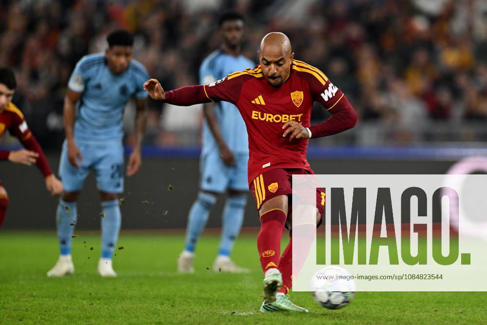 Dc Roma 20 10 2026 - Champions League Roma-Slovan Bratislava foto Domenico Cippitelli Image nella foto: gol Donyell Malen