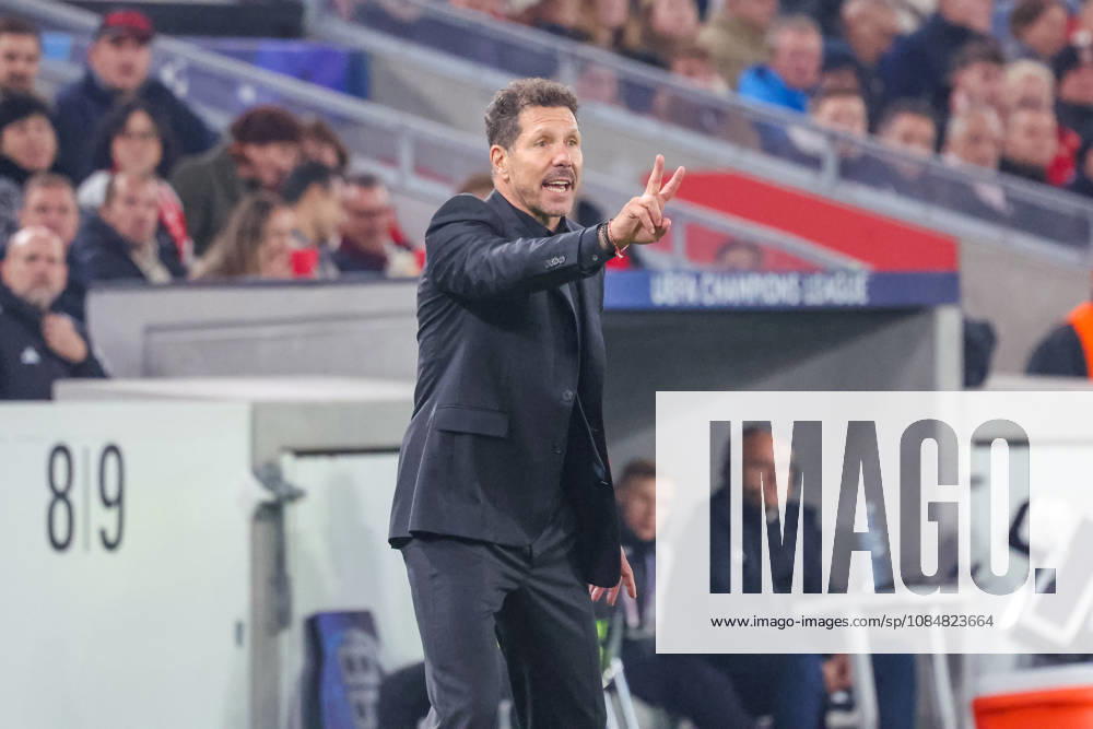 VfB Stuttgart - Atletico Madrid Deutschland, Stuttgart, 20.10.2026, Fussball, UEFA Champions League, Saison 2026 2027, VfB Stuttgart - Atletico Madrid: Diego Simeone (Trainer Atletico Madrid).