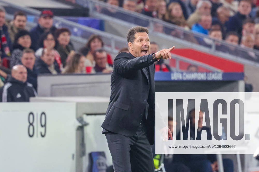VfB Stuttgart - Atletico Madrid Deutschland, Stuttgart, 20.10.2026, Fussball, UEFA Champions League, Saison 2026 2027, VfB Stuttgart - Atletico Madrid: Diego Simeone (Trainer Atletico Madrid).