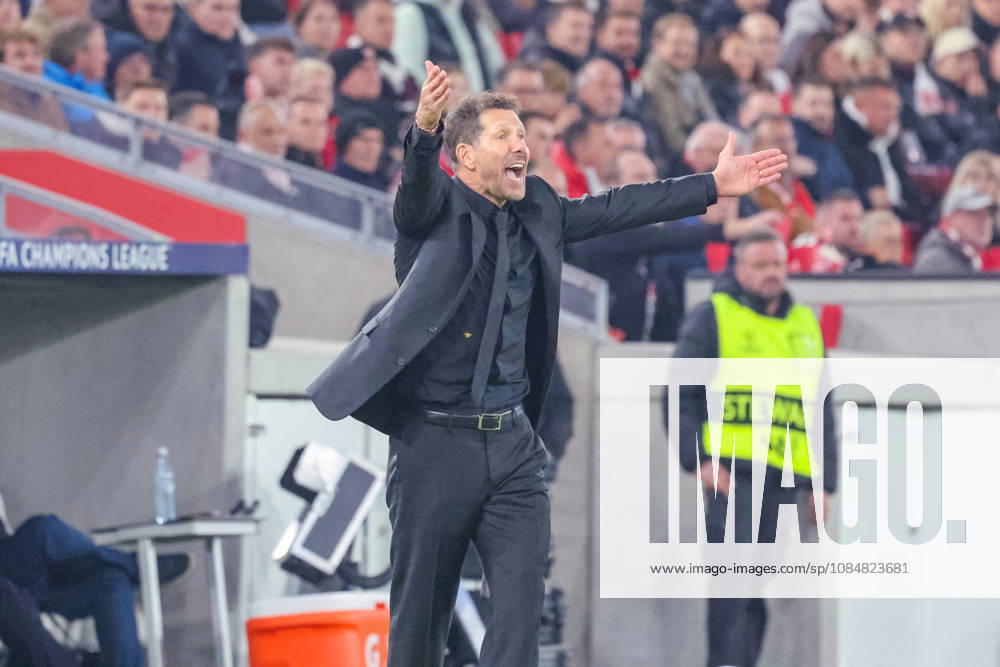 VfB Stuttgart - Atletico Madrid Deutschland, Stuttgart, 20.10.2026, Fussball, UEFA Champions League, Saison 2026 2027, VfB Stuttgart - Atletico Madrid: Diego Simeone (Trainer Atletico Madrid).