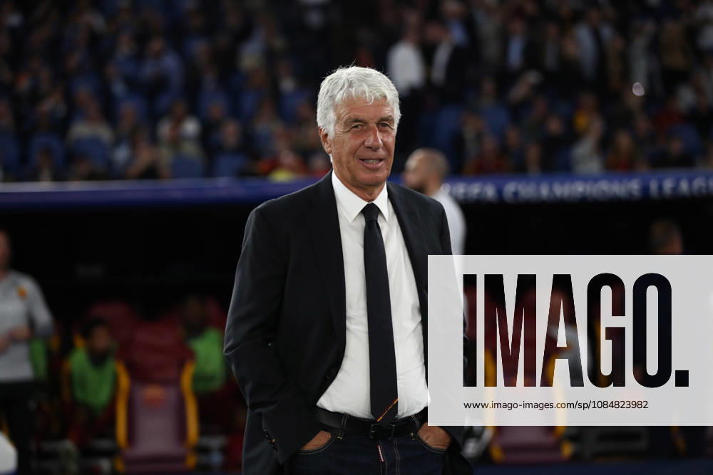 IPA89962982 - October 20, 2026, Champions League: Roma vs. Slovan Bratislava. Pictured: Gasperini (Photo by Gino Mancini)