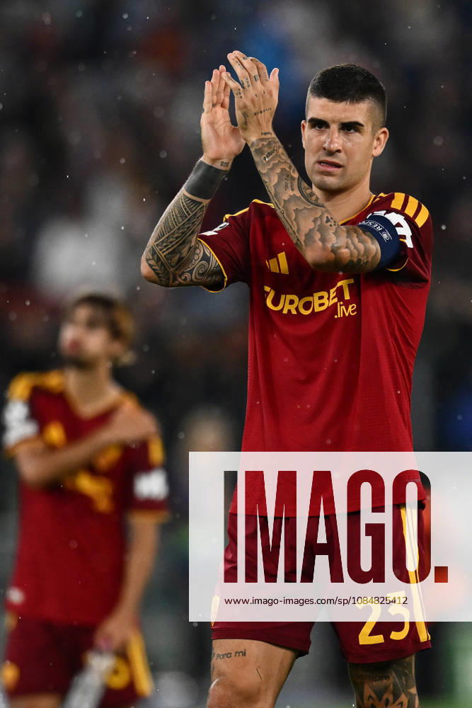 As Roma 20 10 2026 - Champions League Roma-Slovan Bratislava foto Antonello Sammarco Image nella foto: Gianluca Mancini