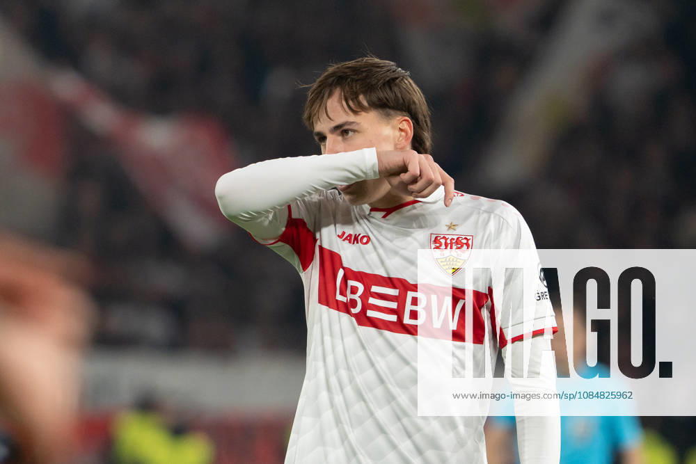 Leo Sauer (VfB Stuttgart, 44), Portrait, GER, VfB Stuttgart vs. Atlà tico Madrid, Fussball, UEFA Champions League, Spieltag 3, Spielzeit 2026 2027, 20.10.2026, GER, VfB Stuttgart vs. Atlà tico Madrid, Fussball, UEFA Champions League, Spieltag 3, Spielzeit 2026 2027, 20.10.2026, Stuttgart