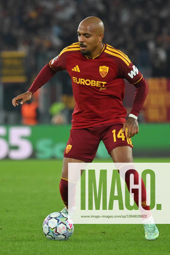 2026,Roma-Slovan Bratislava Donyell Malen of Roma during the Champions League match Championship phase Matchday 3 Roma-Slovan Bratislava at the Stadio Olimpico. Rome (Italy), October 20, 2026 during the Champions League match Championship phase Matchday 3 Roma-Slovan Bratislava at the Stadio Olimpico. Rome (Italy), October 20, 2026 Imago-images Emmefoto