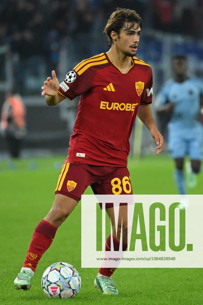 2026,Roma-Slovan Bratislava Rodrigo Mora of Roma during the Champions League match Championship phase Matchday 3 Roma-Slovan Bratislava at the Stadio Olimpico. Rome (Italy), October 20, 2026 during the Champions League match Championship phase Matchday 3 Roma-Slovan Bratislava at the Stadio Olimpico. Rome (Italy), October 20, 2026 Imago-images Emmefoto