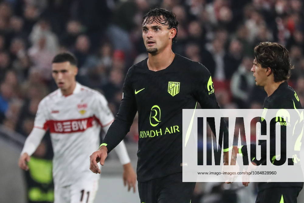 Stuttgart 20.10.2026. Pilka nozna Liga Mistrzow UEFA sezon 2026 2027 kolejka 3 mecz: VfB Stuttgart - Atletico Madryt --- Football UEFA Champions League season 2025 2026 round 3 match: VfB Stuttgart - Atletico de Madrid nz Marc Pubill Fot. Kacper Staniec NEWSPIX.PL --- newspix.pl