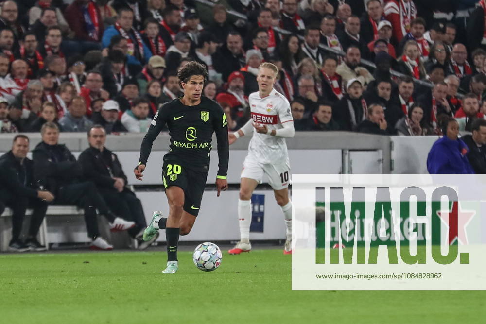 Stuttgart 20.10.2026. Pilka nozna Liga Mistrzow UEFA sezon 2026 2027 kolejka 3 mecz: VfB Stuttgart - Atletico Madryt --- Football UEFA Champions League season 2025 2026 round 3 match: VfB Stuttgart - Atletico de Madrid nz Giuliano Simeone Fot. Kacper Staniec NEWSPIX.PL --- newspix.pl