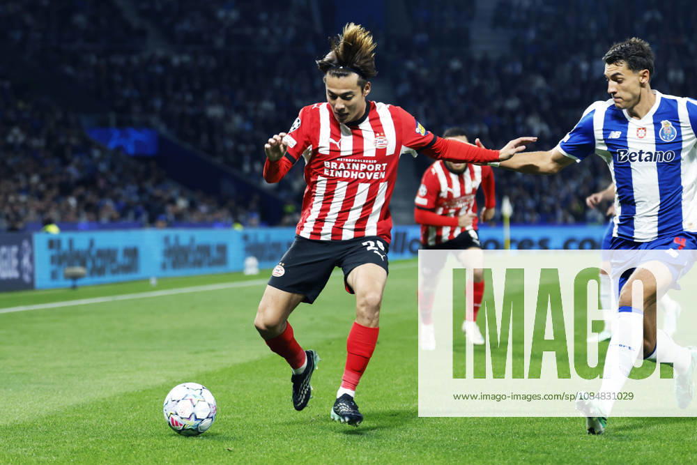 Kodai Sano (PSV), OCTOBER 20, 2026 - Football Soccer : UEFA Champions League match between FC Porto 0-1 PSV Eindhoven at Estadio Do Dragao in Porto, Portugal. Noxthirdxpartyxsales aflo_357710047 DAISUKExNakashimax
