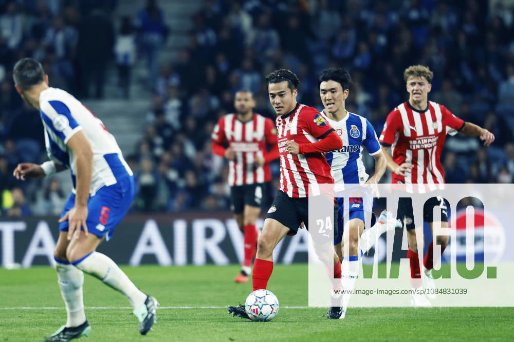 Kodai Sano (PSV), OCTOBER 20, 2026 - Football Soccer : UEFA Champions League match between FC Porto 0-1 PSV Eindhoven at Estadio Do Dragao in Porto, Portugal. Noxthirdxpartyxsales aflo_357710150 DAISUKExNakashimax