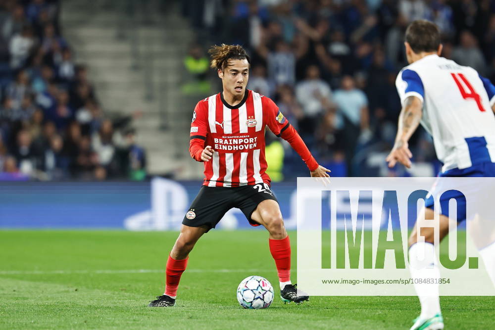 Kodai Sano (PSV), OCTOBER 20, 2026 - Football Soccer : UEFA Champions League League phase matchday 3 between FC Porto - PSV Eindhoven at the Estadio do Dragao in Porto, Portugal. Noxthirdxpartyxsales aflo_357737518 MutsuxKawamorix