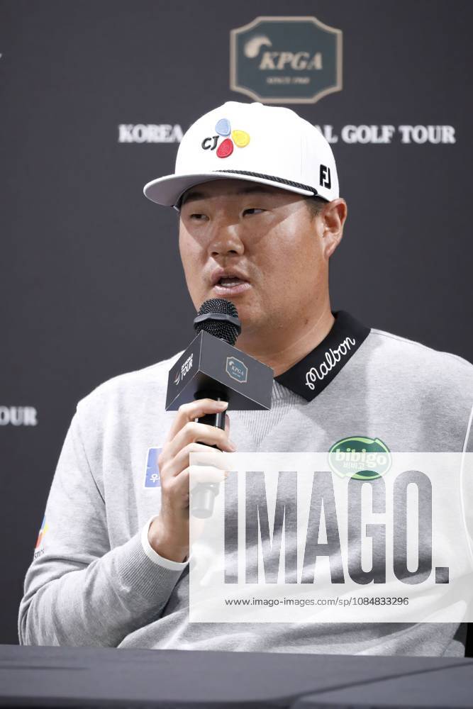Oct 22, 2026-Cheonan, South Korea-Sungjae Im of South Korea attend the media conference during an DP world Tour Genesis Championship at Woo Jeong Hills CC in Cheon, South Korea. Cheonan SOUTH KOREA - ZUMAr168 20261021_aap_r168_001