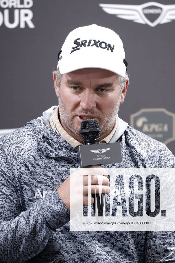 Oct 22, 2026-Cheonan, South Korea-Ryan FOX of New Zealand attend the media conference during an DP world Tour Genesis Championship at Woo Jeong Hills CC in Cheon, South Korea. Cheonan SOUTH KOREA - ZUMAr168 20261021_aap_r168_006