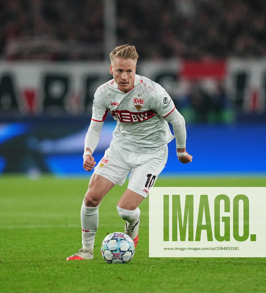 Chris Fuhrich (VFB Stuttgart) during VfB Stuttgart and Atlético Madrid, League Phase UEFA Champions League, at MHPArena, Stuttgart, Germany on October 20, 2026. DeFodi Images. -