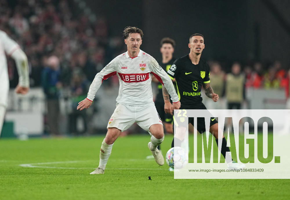 Angelo Stiller (VFB Stuttgart) during VfB Stuttgart and Atlético Madrid, League Phase UEFA Champions League, at MHPArena, Stuttgart, Germany on October 20, 2026. DeFodi Images. -