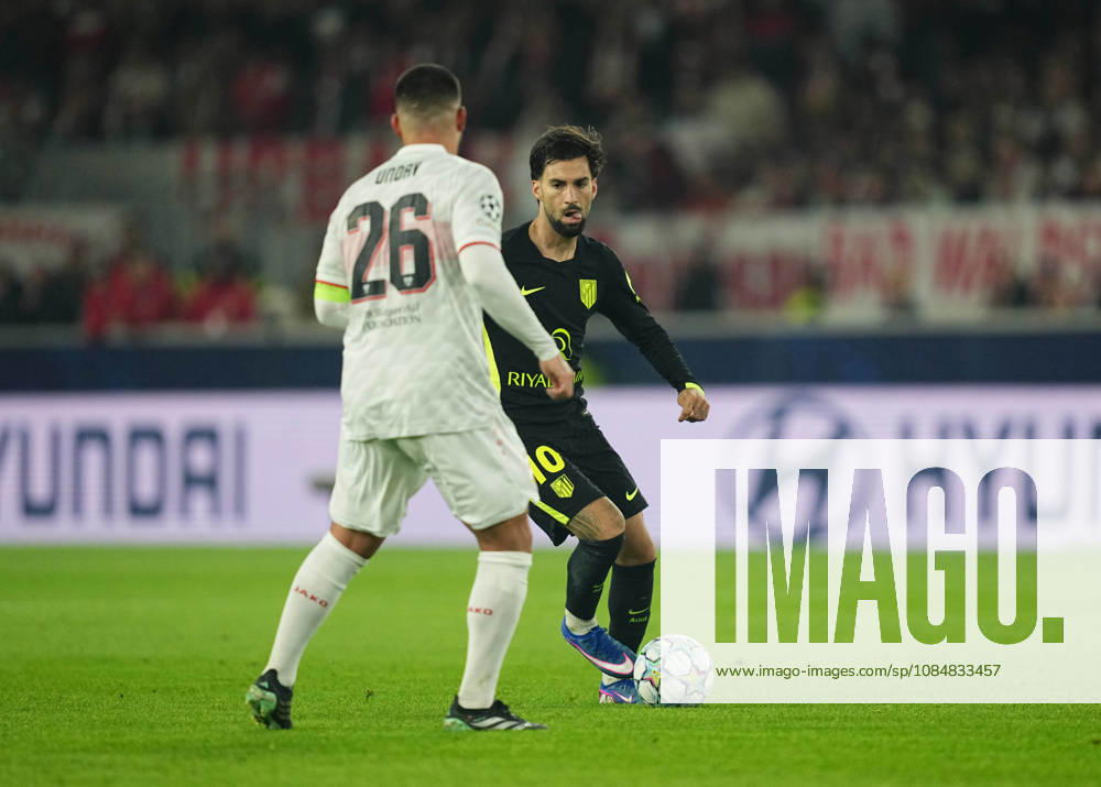 Álex Baena (Atleti) during VfB Stuttgart and Atlético Madrid, League Phase UEFA Champions League, at MHPArena, Stuttgart, Germany on October 20, 2026. DeFodi Images. -