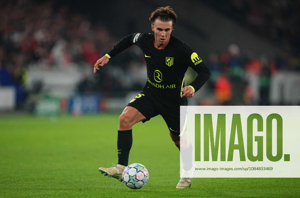 Pablo Barrios (Atleti) during VfB Stuttgart and Atlético Madrid, League Phase UEFA Champions League, at MHPArena, Stuttgart, Germany on October 20, 2026. DeFodi Images. -