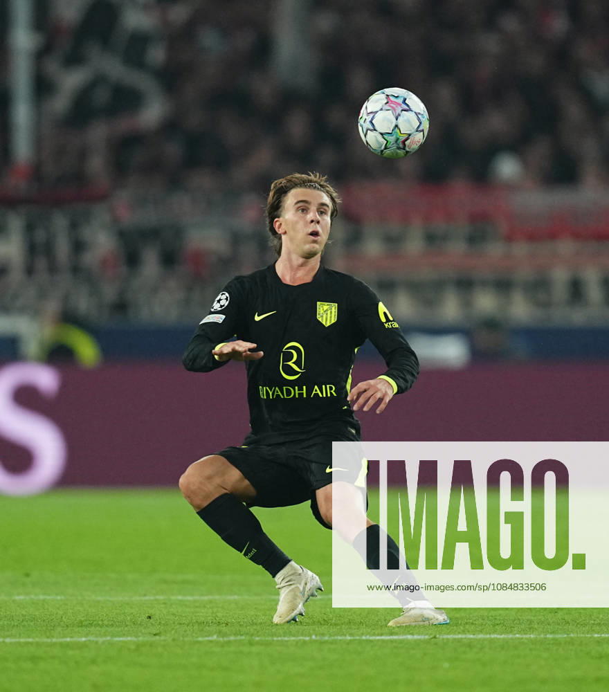 Pablo Barrios (Atleti) during VfB Stuttgart and Atlético Madrid, League Phase UEFA Champions League, at MHPArena, Stuttgart, Germany on October 20, 2026. DeFodi Images. -